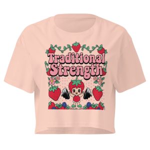Classic Strawberry Strongcake Crop Top